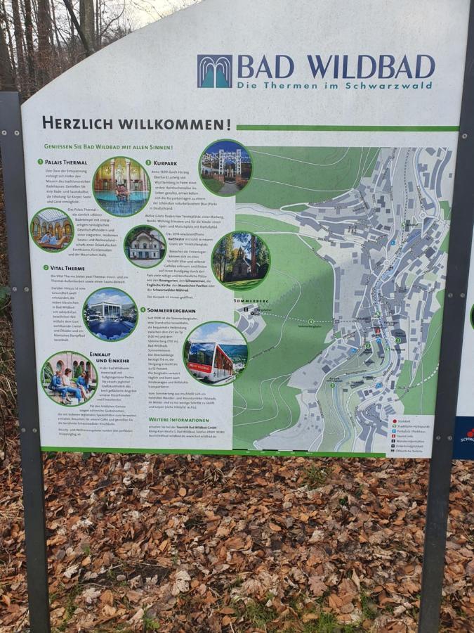 Ferienwohnung Nina Direkt In Zentrum Bad Wildbad Kültér fotó